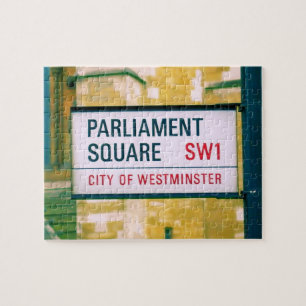 London - Parliament Square - 8x10 - 110 pcs Jigsaw Puzzle