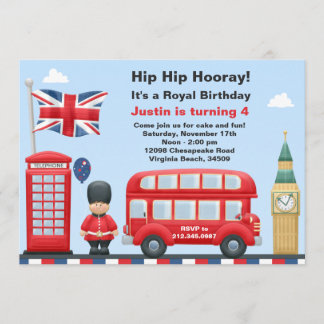 London Party Invitation