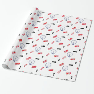 London Pattern Wrapping Paper