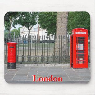 London phone booth & postbox mouse mat