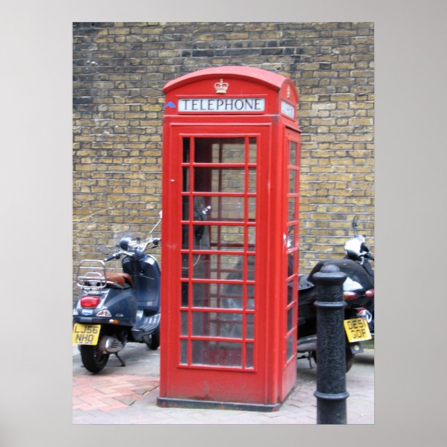London Phone Booth Poster (Front)