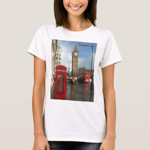 London Phone box & Big Ben (St.K) T-Shirt