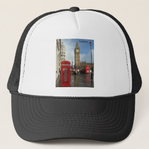 London Phone box & Big Ben (St.K) Trucker Hat