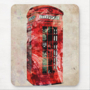 London Phone Box Mouse Mat