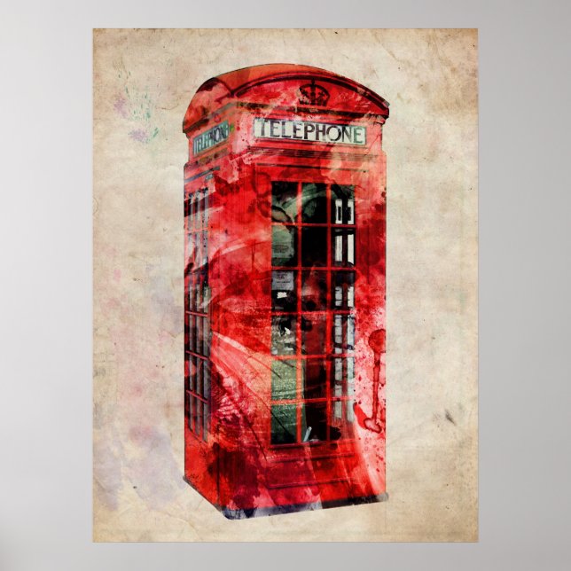 London Phone Box Poster (Front)