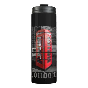 London phone box souvenir gift thermal tumbler