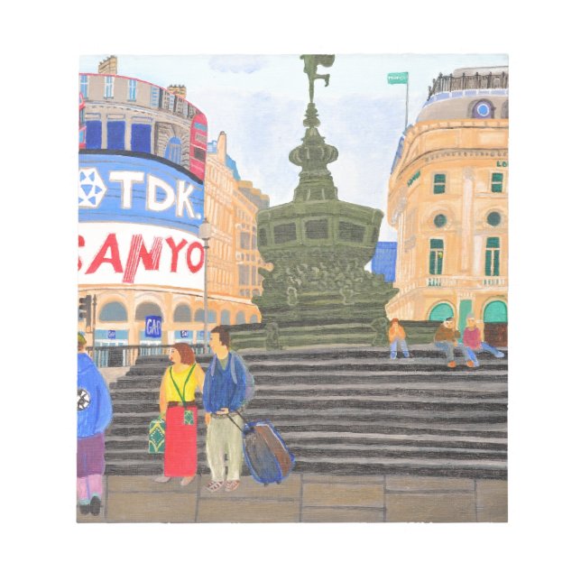 London, Piccadilly Circus Notepad (Front)