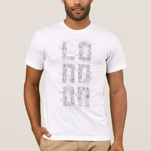 London Place Names Typographic Word Art T-Shirt