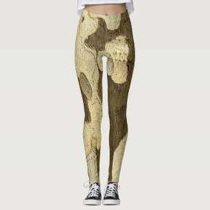 London Plane Tree Bark Leggings