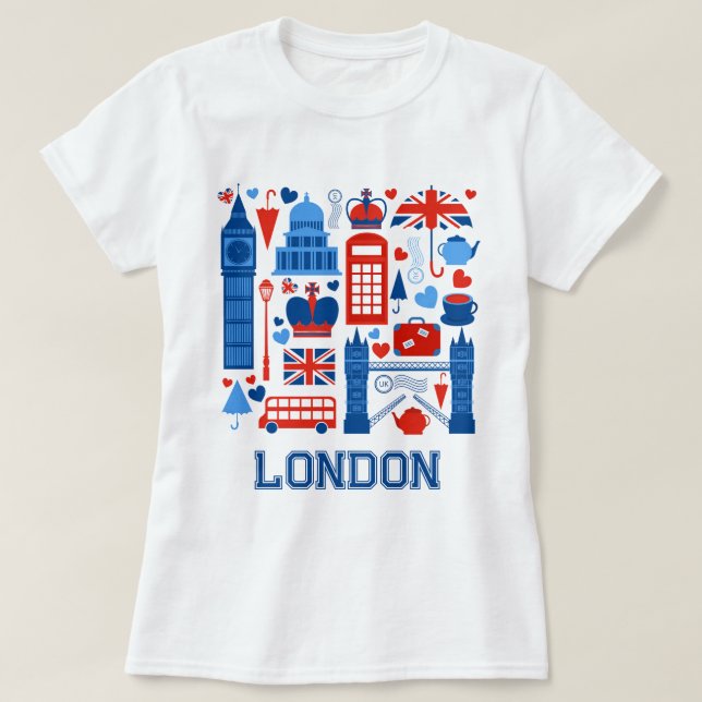 London Pop Icons T-Shirt (Design Front)