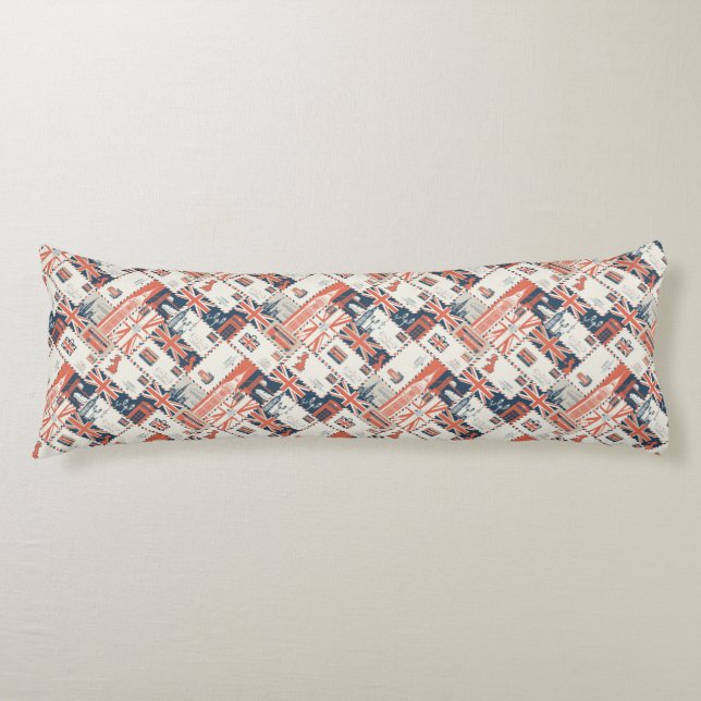 London Post Body Pillow (Front)