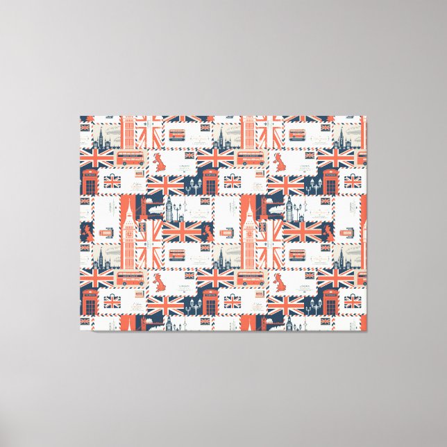 London Post Canvas Print (Front)