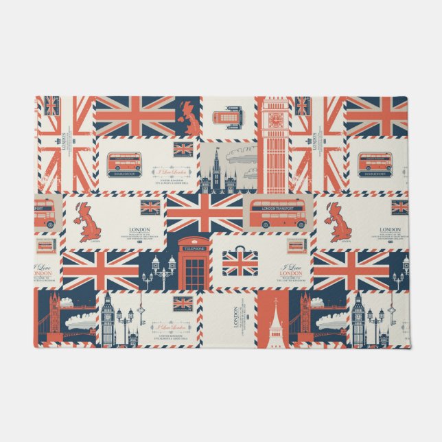 London Post Doormat (Front)