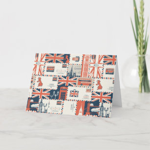 London Post Greeting Card (Blank)