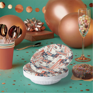 London Post Paper Bowls Plate