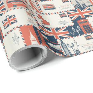 London Post Wrapping Paper