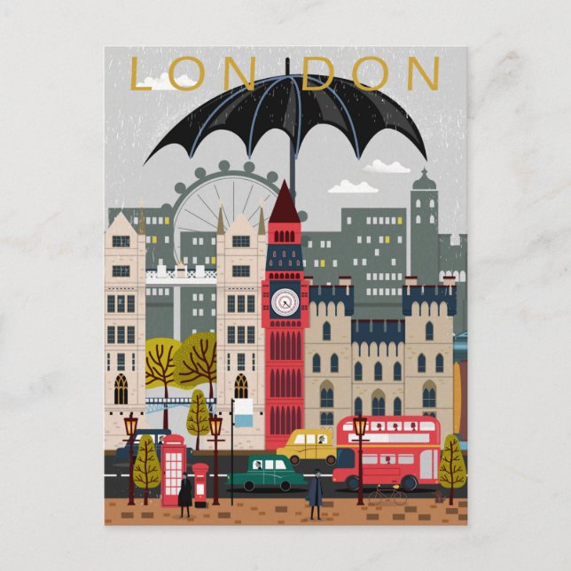London Postcard (Front)