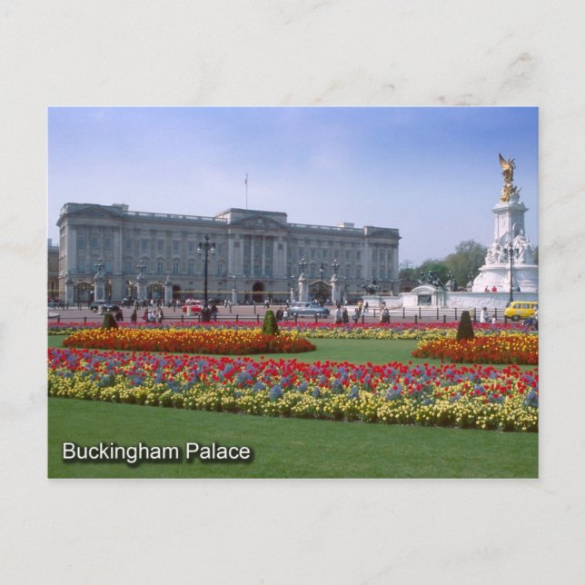 london postcard 09 buckingham_palace (Front)