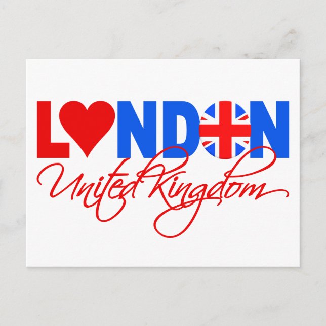 London postcard - customise! (Front)