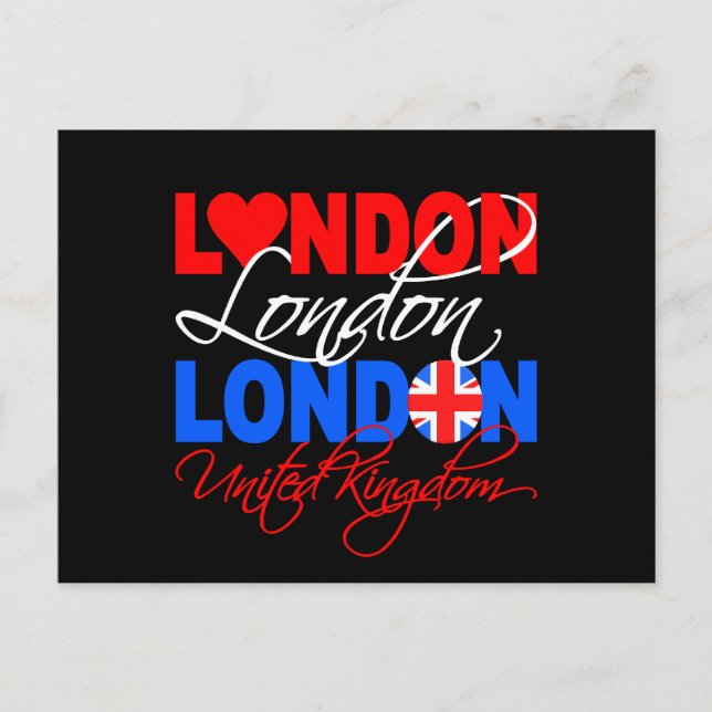 London postcard - customise! (Front)