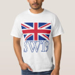 London Postcode SW19 with Union Jack T-Shirt<br><div class="desc">London, England, postcode SW19. SW19 includes the Wimbledon and Merton areas of London. Celebrate your neighbourhood, district or borough of London with this awesome design, also featuring the Union Jack in all its glory! This design is available on hundreds of products, including t-shirts, sweatshirts, hoodies and other apparel in dozens...</div>