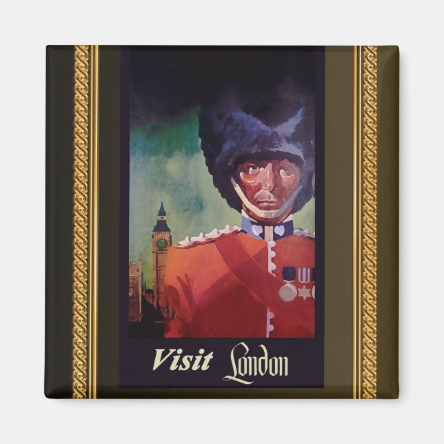 London Poster Magnet (Front)