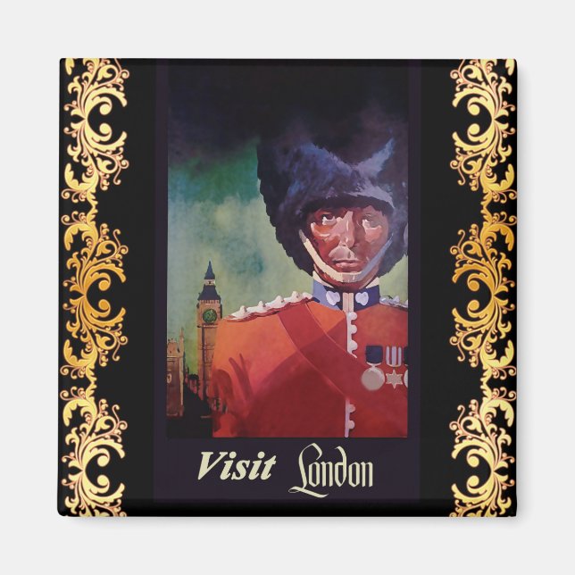 London Poster Magnet (Front)