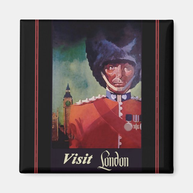 London Poster Magnet (Front)