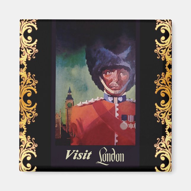 London Poster Magnet (Front)