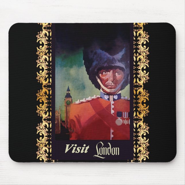 London Poster Mouse Pad (Front)