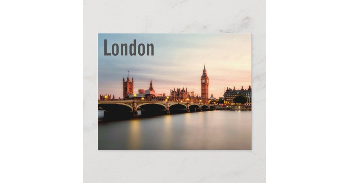 London Postkarte Postcard | Zazzle