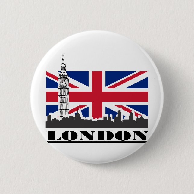 London Pride 6 Cm Round Badge (Front)