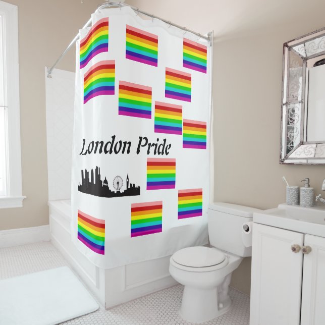 London Pride Shower Curtain (In Situ)