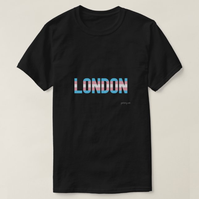 London Pride Transgender Flag T-Shirt (Design Front)