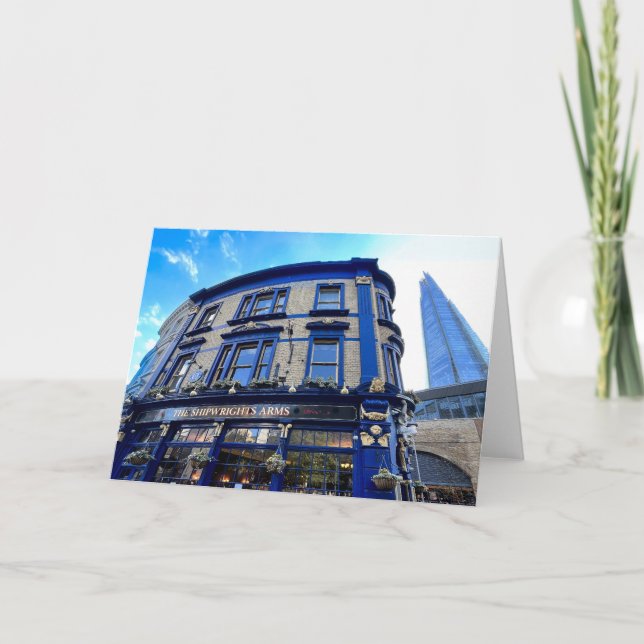 London Pub And Shard Card (Front)