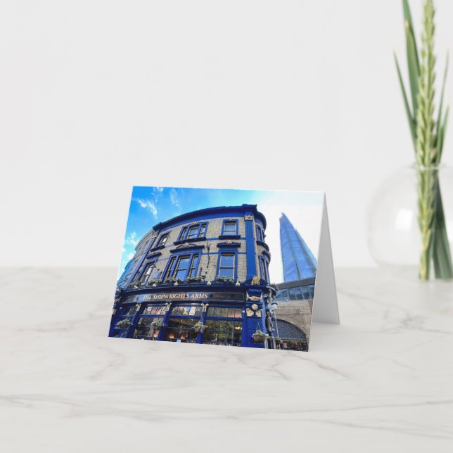 London Pub And Shard Card (Front)