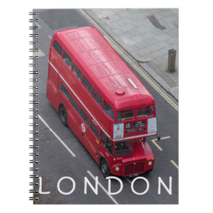 London red bus notebook