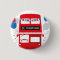 London Red Bus Personalised Birthday Badge