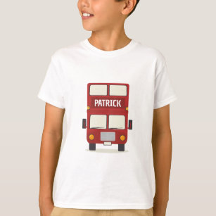 London Red Bus Personalised T-Shirt