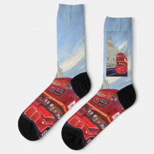 London Red Bus socks 