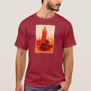 London Red Bus & the Big Ben T-Shirt