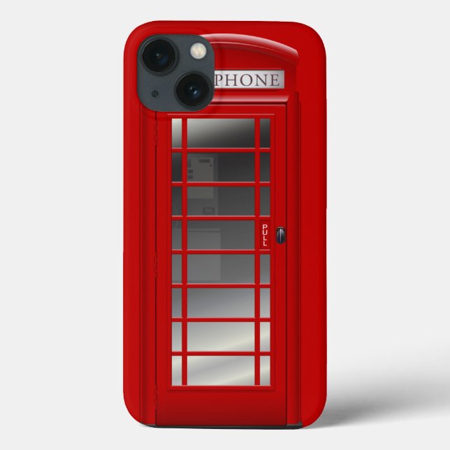 London Red Phone Booth  Call Box Case-Mate iPhone Case (Back)