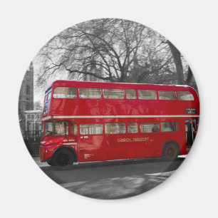 London Red Routemaster Bus Magnet