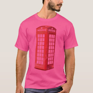 London Red Telephone Booth Souvenir T-Shirt