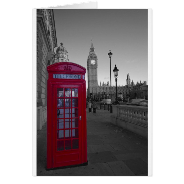London Red Telephone box (Front)