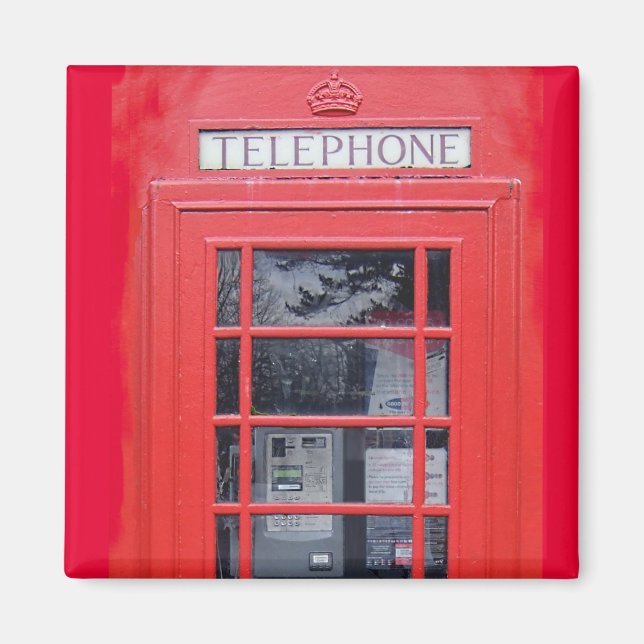 London Red Telephone Box Magnet (Front)