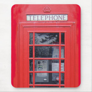 London Red Telephone Box Mouse Mat