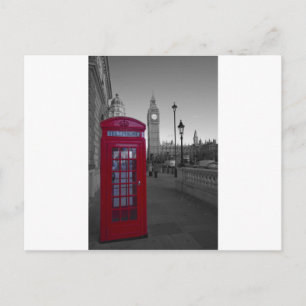 London Red Telephone box Postcard