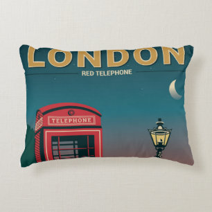 London Red Telephone Decorative Cushion
