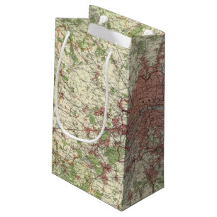 London Region Map Small Gift Bag